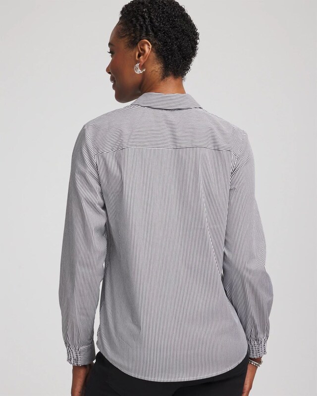 Poplin Stripe Shirt - image 3